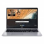 Acer Chromebook 315 15.6" 1080p IPS Touchscreen Laptop (N4020 4GB 64GB) $245