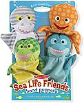 Melissa & Doug Sea Life Friends Hand Puppets Set $11.60