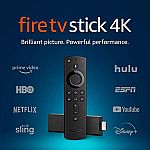 Amazon Fire 4K TV Stick $34.99