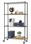 Trinity Basics 4-Tier NSF Wire Shelving Rack w/ Wheels $49.90 + Free Shipping & More