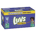 124-Count Luvs Diapers Size 6 $14.08