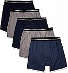 5-Pk. Men's 5-Pack Knit Boxer Short (Various) $9.50