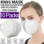 10-Pack KN95 Protective 5 Layers Face Mask $4.89