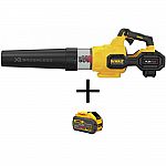 DEWALT 125 MPH Flexvolt 60V MAX Li-Ion Cordless Axial Blower + Flexvolt 20V 9AH Li-Ion Battery $219, or Blower and Hedge Trimmer combo $229 and more