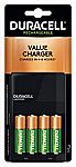 4-Count Duracell AA NiMH Batteries w/ Charger $8.67