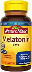 90-Count Nature Made Melatonin Tablets (5mg) $5.22