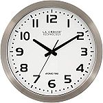 La Crosse Technology 16 Inch Stainless Steel Atomic Clock $21.88
