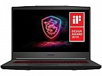 MSI GF65 THIN 15.6 Gaming Laptop (i7-9750H 8GB 512GB SSD 120Hz RTX 2060 $1049