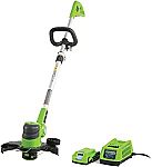 Greenworks 12-Inch 24V Cordless String Trimmer/Edger, 2.0 AH Battery Included 21342 $69.55 (42% Off) & More