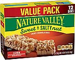 12-count Nature Valley Cashew Sweet & Salty Nut Granola Bars $2.61