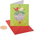 20-Ct Papyrus Christmas Cards Boxed (Holiday Jingle Bells) $3