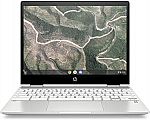 HP Chromebook X360 12" HD+ Touch Laptop (N4000 4GB 32GB 12b-ca0010nr White) $280