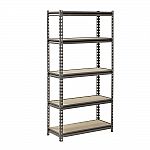 Muscle Rack 60" x 30" x 12" 5 Shelf Z-Beam Boltless Steel Shelving Unit $35.54