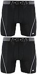 adidas Men's Sport Performance ClimaCool Boxer Brief (2 Pk) $10.93