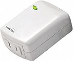 Leviton DZPD3-2BW Decora Smart Plug-in Dimmer with Z-Wave Technology $14