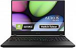 Gigabyte AERO 15 15.6" OLED UHD Laptop (i7-9750H 16GB 512GB SSD GTX1660Ti) $1299.99