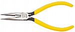 Klein Tools 6" Long Nose Cutting Pliers w/ Spring $11.85 and more