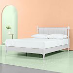 ZINUS Provence 12" Wood Platform Bed w/ Headboard $199.77