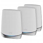 3-Pack NETGEAR Orbi Whole Home Mesh WiFi 6 System with Advanced Cyber Security $439.99