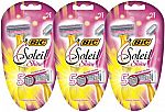 6-Count BIC Soleil Shine Women's 5-Blade Disposable Razor $6.09