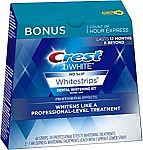 Crest 3D White Professional Effects Whitestrips 20 Treatments + Crest 3D White 1 Hour Express $32.70
