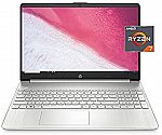 HP 15" HD Laptop (Ryzen 7 3700U 8GB 256GB 15-ef0022nr Silver) $485.32