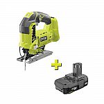 RYOBI 18-Volt ONE+ Cordless Orbital Jig Saw w/ 1.5 Ah Li-Ion Battery $69