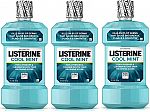 3-count Listerine Cool Mint Antiseptic Mouthwash $10.30