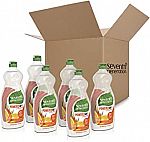 6-Pack 25oz Seventh Generation Dish Liquid Soap (Clementine Zest & Lemongrass) $13.30