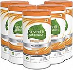 6-Pack 70-Ct Seventh Generation Disinfecting Wipes $41