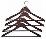 30-pk Muscle Rack Wood Suit Hangers $14.49