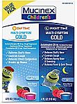 Mucinex Children's Multi-Symptom Day/Night Liquid $10.59 & More Mucinex Cold and Flu Relief