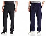 2-Pack Fruit of the Loom Men's Fleece Sweatpants (Black/Navy) $10.50