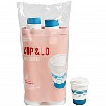 50-Ct Perk 12-oz Coffee/Hot Liquid Cups w/ Lids $5