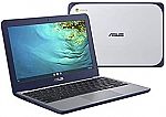 ASUS Chromebook C202XA 11.6" HD Rugged & Spill Resistant Laptop (8173C 4GB 32GB C202XA-YB04-BL) $220