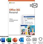 Microsoft Office 365 Personal (1yr subscription) $35.99