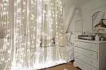 Indoor/Outdoor Curtain Micro Bulb Translucent String Lights 300 Count $6.70