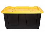 GreenMade Poly Storage Tote With Built-In Handles And Snap Lid, 27 Gallons $6.74