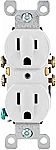 Leviton 15 Amp Residential Grade Grounding Duplex Outlet $0.38