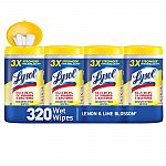 Lysol Disinfecting Wipes, 320 count $11.52