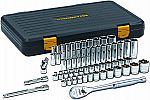 56-Piece GearWrench 3/8" 120XP SAE/Metric Standard & Deep Mechanics Tool Set $64