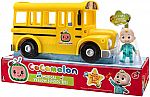 Cocomelon Musical Yellow School Bus, Plays Clip from ‘Wheels on The Bus’ $14.99