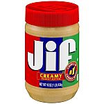 16oz. Jif Peanut Butter (2 for $2.50)