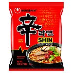 Nongshim Shin Ramyun Noodle Soup, 4.2 Oz (Pack of 20) $16.66