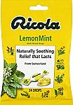 24Ct Ricola Lemon Mint Herbal Cough Suppressant Throat Drops $2
