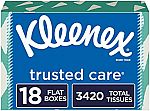 26 Boxes Kleenex Facial Tissues (4380 Tissue) + 30oz Carpet Odor Eliminator $34