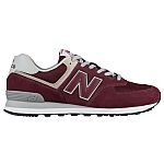 New Balance Men's 574 Classic (Burgundy) $39.99