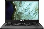 ASUS Chromebook 14" HD Laptop (N3350 4GB 32GB) $149