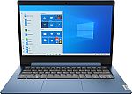 Lenovo IdeaPad 1 14" 82GW001HUS FHD Laptop (Athlon Silver 3050e 4GB 64GB) $238