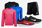 Under Armour Men's Spacedye V-Neck Shirt $18 and more